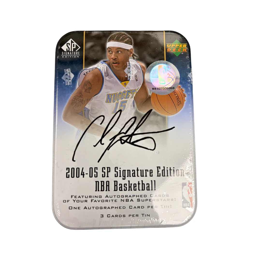 2004-05 Upper Deck SP Signature Edition Basketballl Hobby Tin