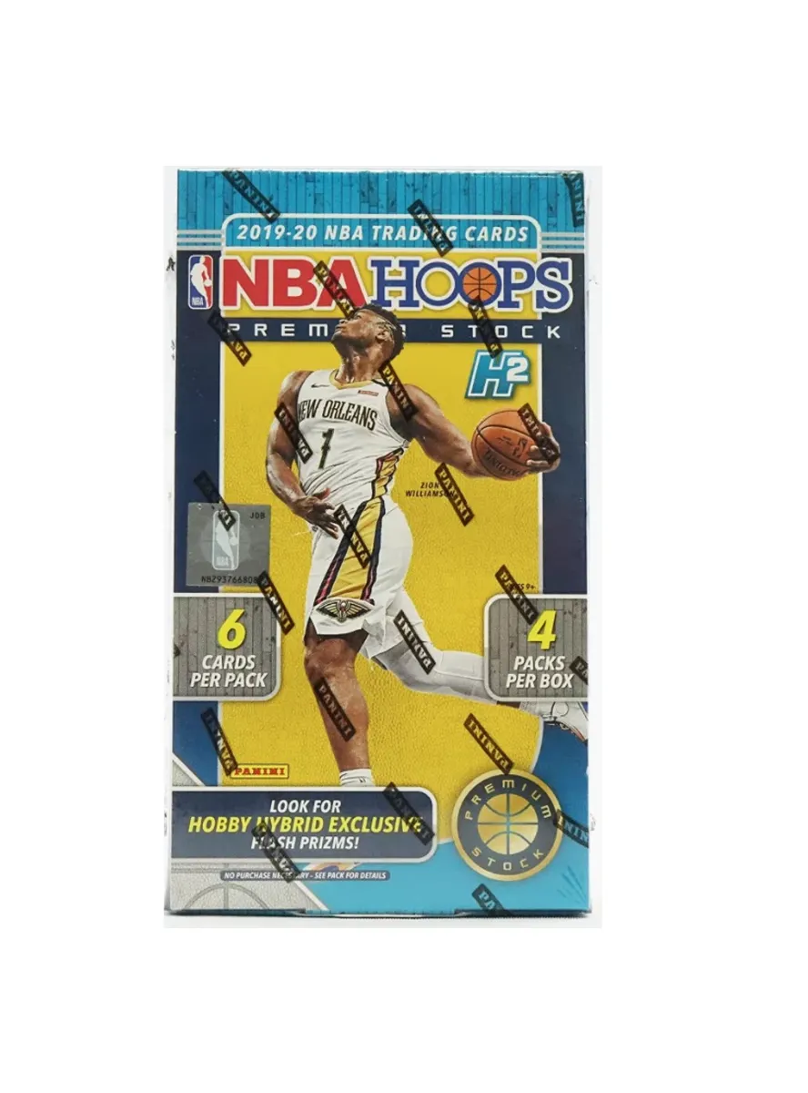 2019-20 Panini Hoops Premium Stock Basketball Hobby Hybrid Box
