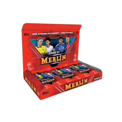 2020-21 Topps Merlin EUFA Soccer Hobby Box