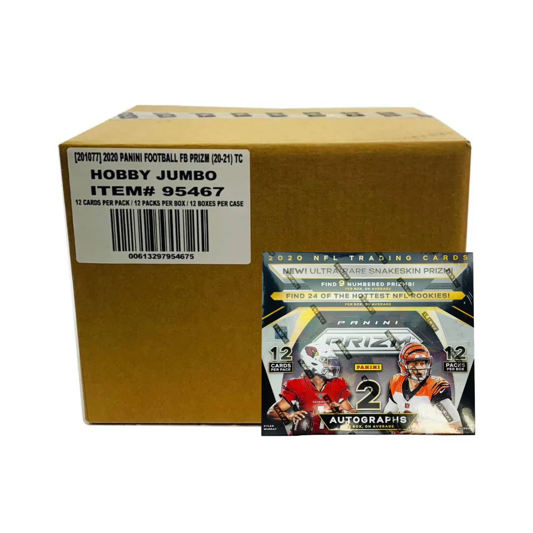 2020 Panini Prizm Football Hobby 12-Box Case