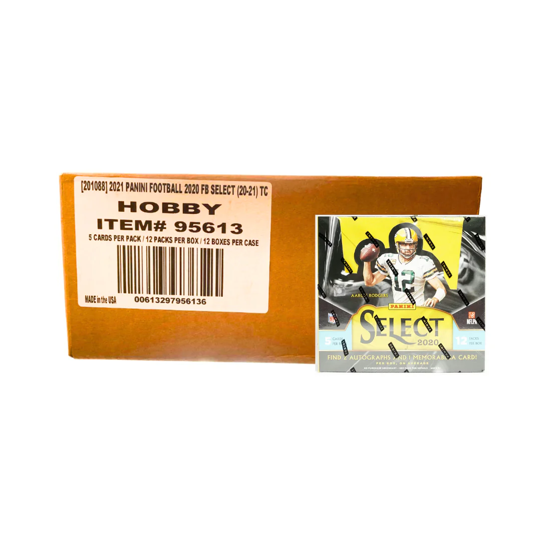 2020 Panini Select Football Hobby 12-Box Case