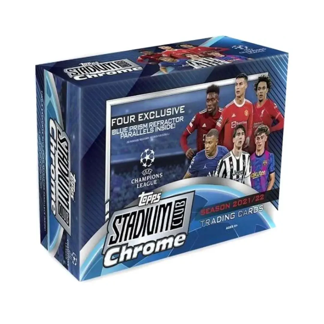 2021-22 Topps UEFA Champions League Stadium Club Chrome Soccer Mega Box