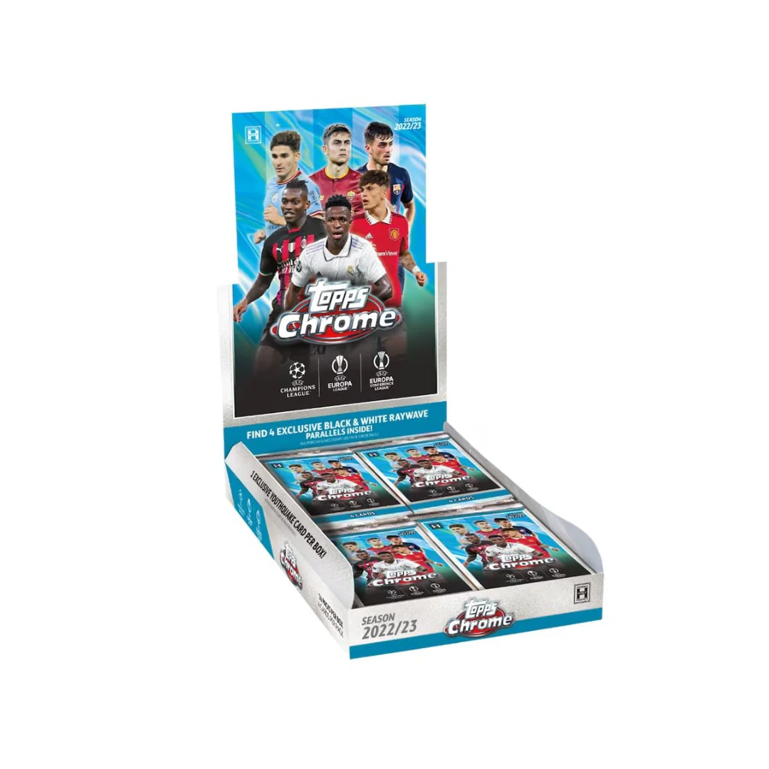 2022-23 Topps Chrome UEFA Champions League Soccer Hobby Box