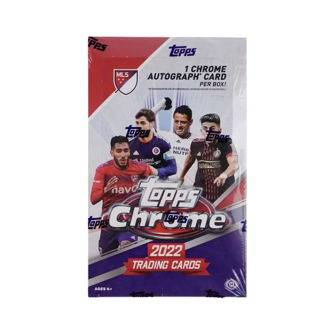 2022 Topps Chrome MLS Soccer Hobby Box