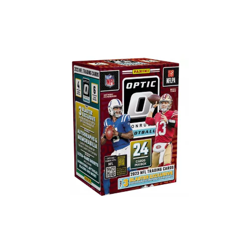 2023 Panini Donruss Optic Football Blaster Box Purple Shock Parallels