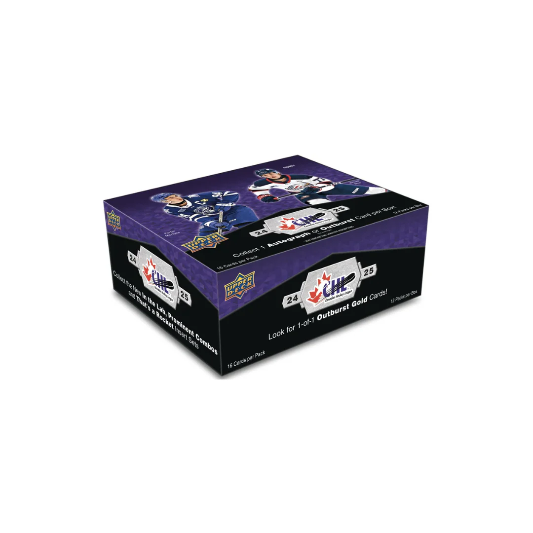 2024-25 Upper Deck CHL Hockey Hobby Box