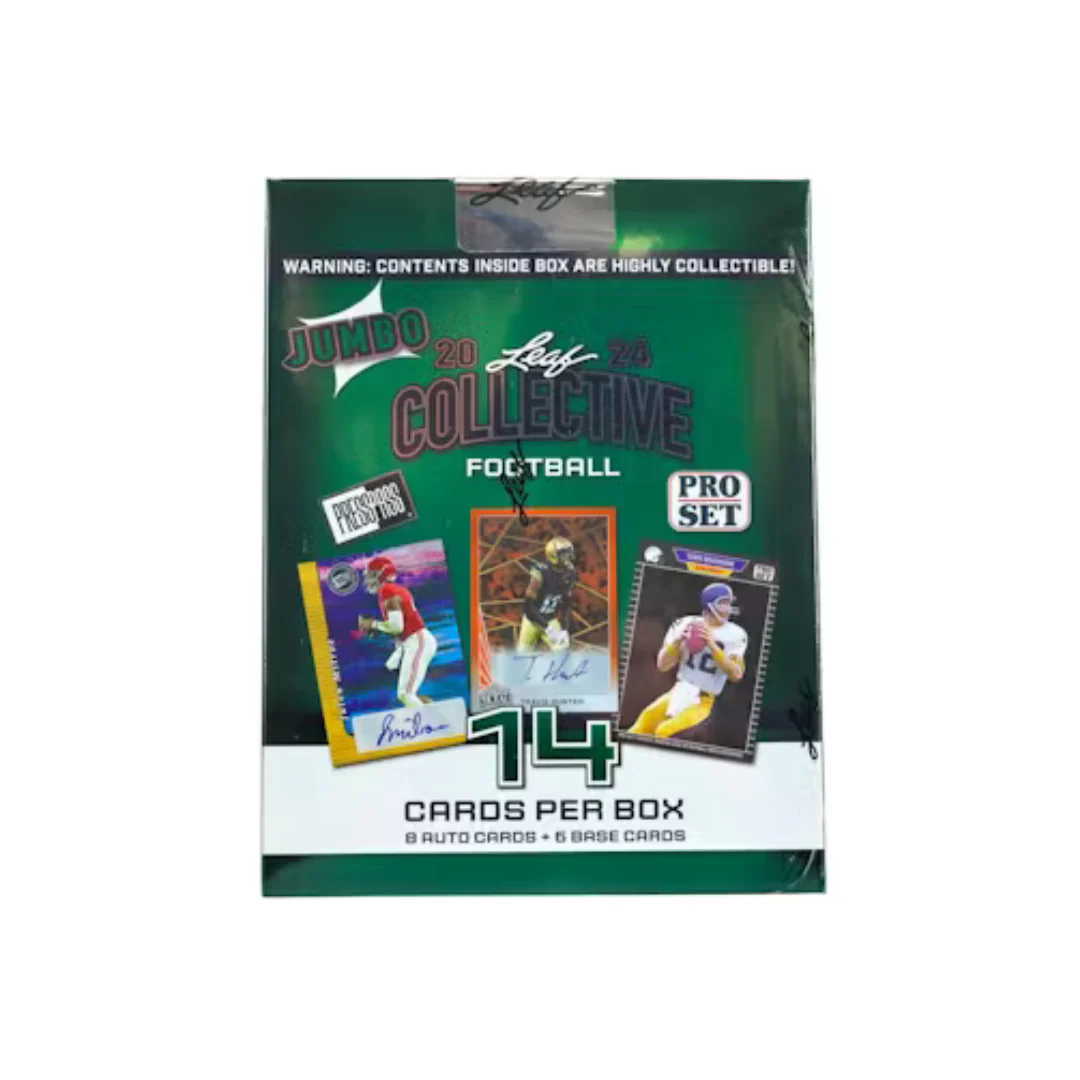 2024 Leaf Collective Football Hobby Jumbo Box