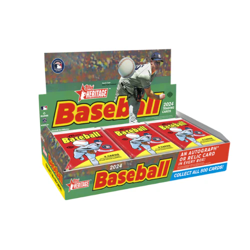 2024 Topps Heritage Baseball Hobby Box