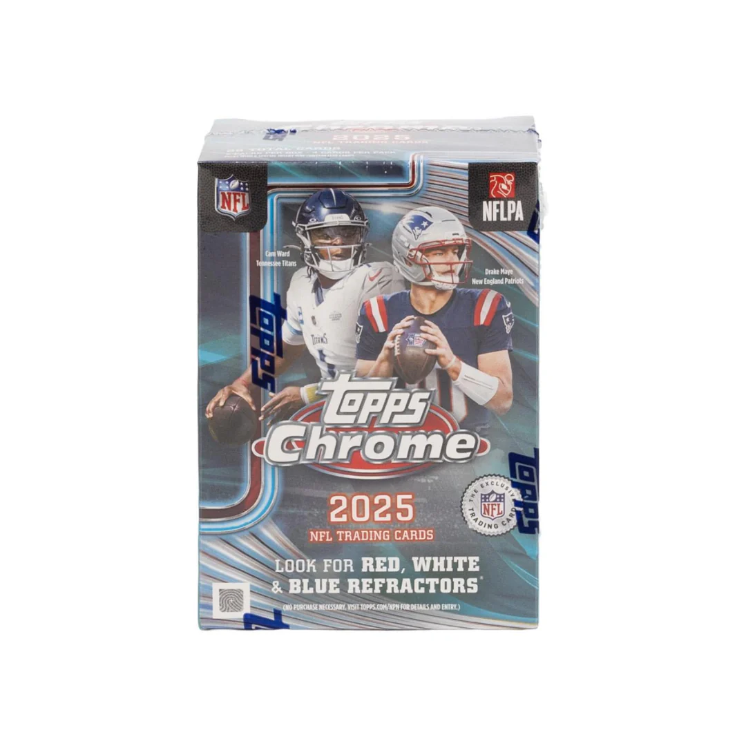 2025 Topps Chrome Football Blaster Box