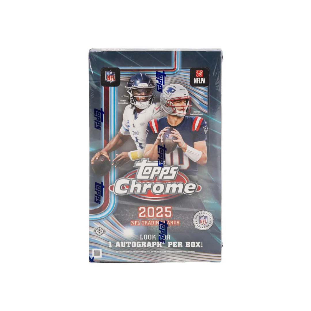 2025 Topps Chrome Football Hobby Box