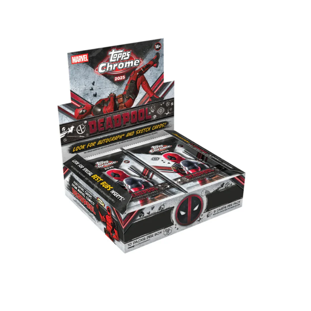 2025 Topps Chrome Marvel Deadpool Hobby Box