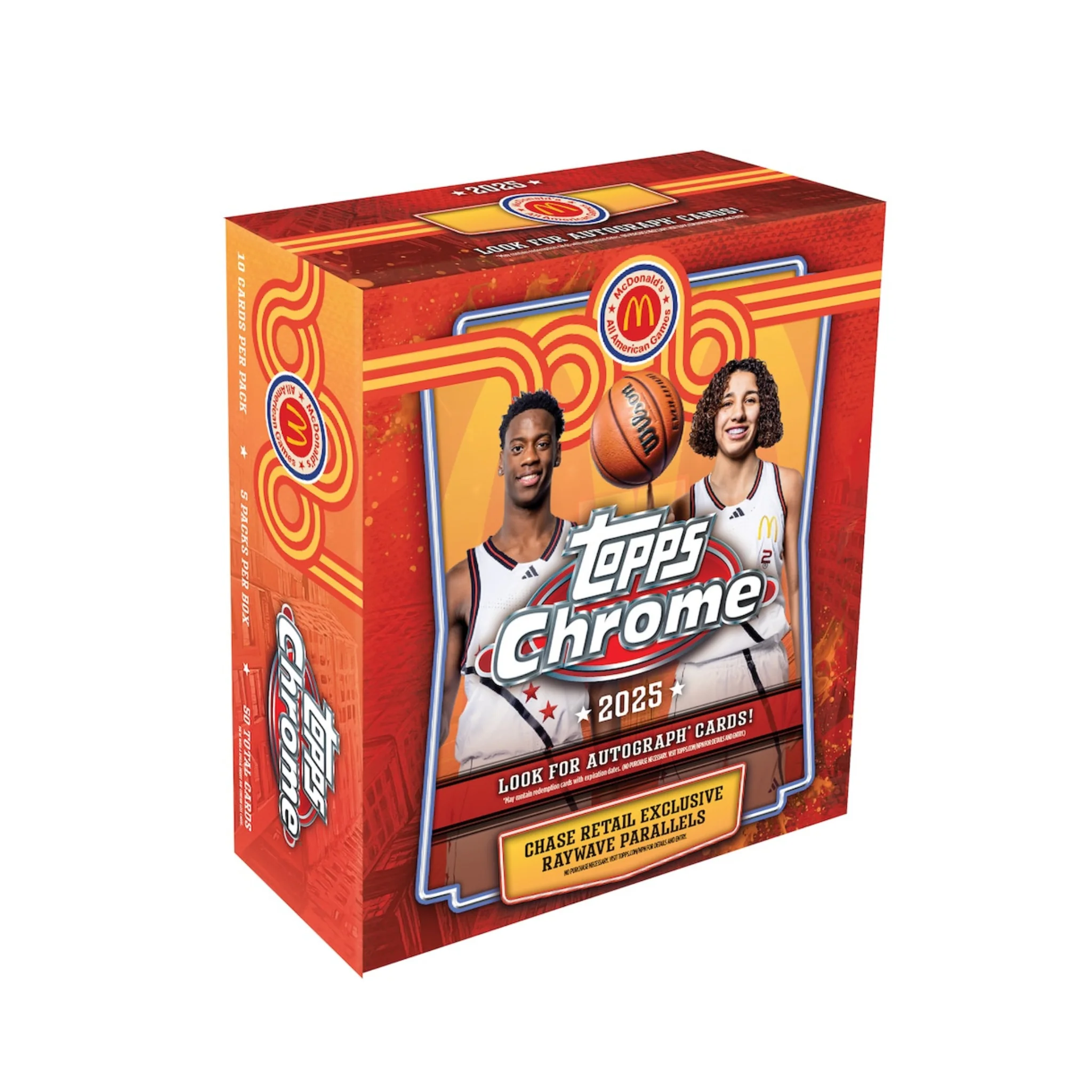 2025 Topps Chrome McDonald's All American Basketball Mega Box