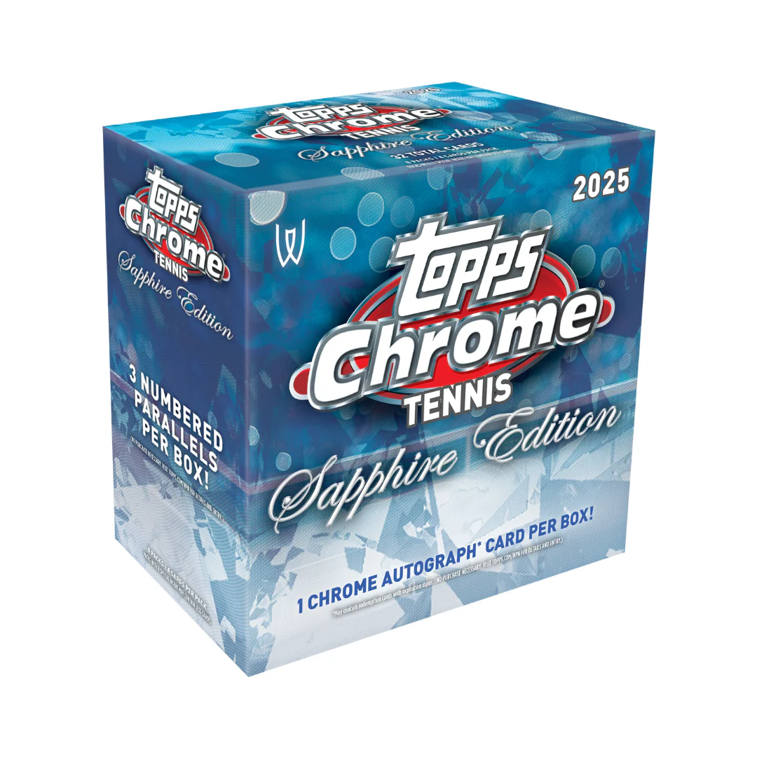 2025 Topps Chrome Tennis Sapphire Edition Box
