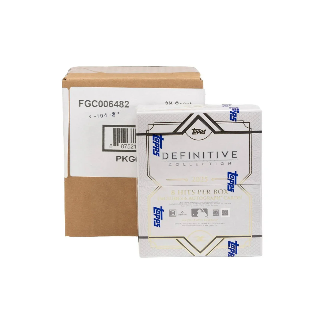 2025 Topps Definitive Baseball Hobby 2-Box Case