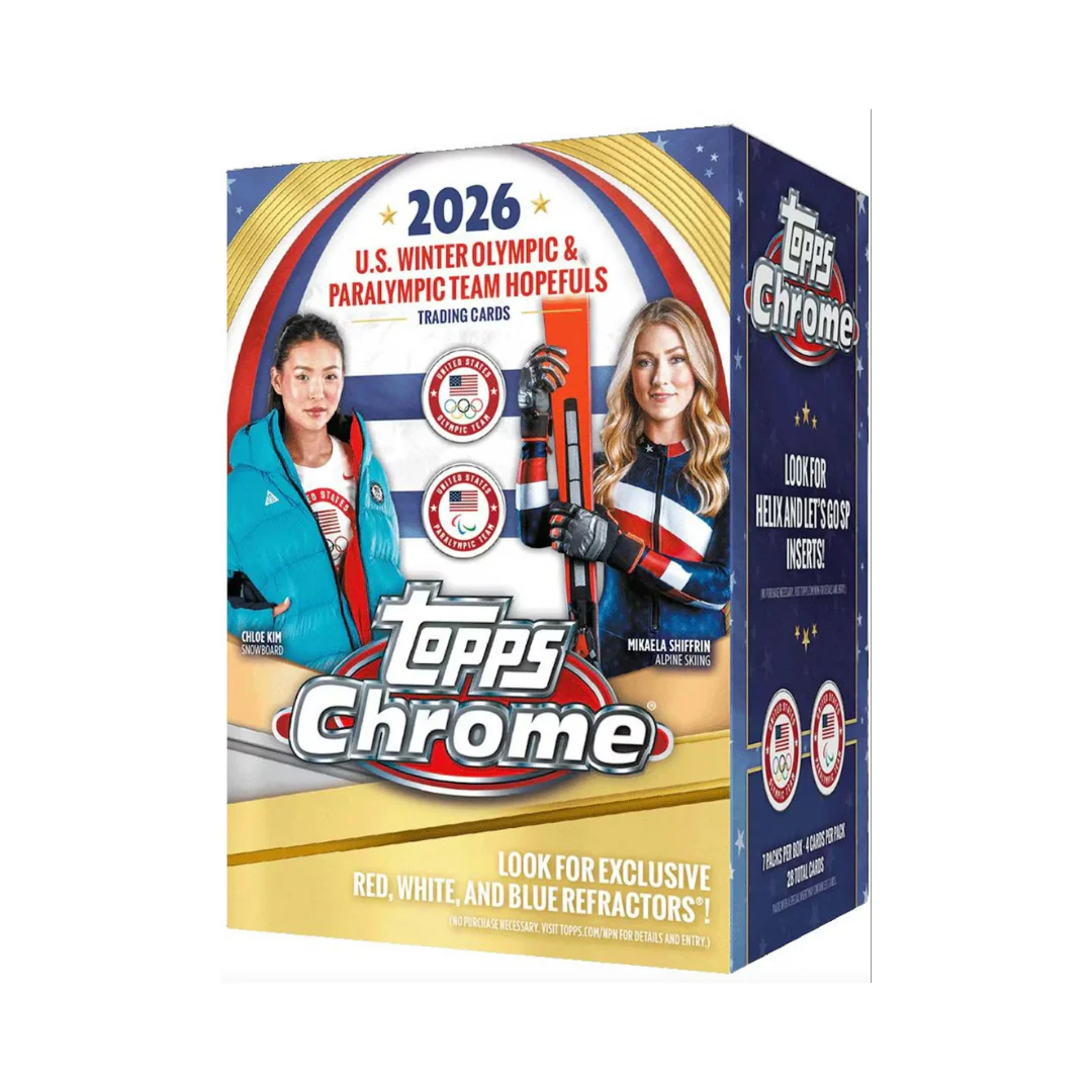 2026 Topps Chrome US Olympic & Paralympic Hopefuls Blaster Box