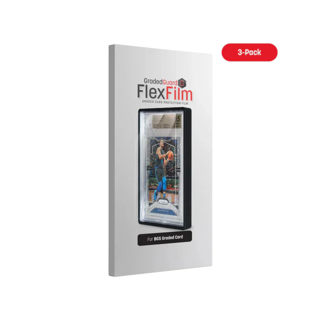 GradedGuard FlexFilm Graded Card Protection Film 3-Pack