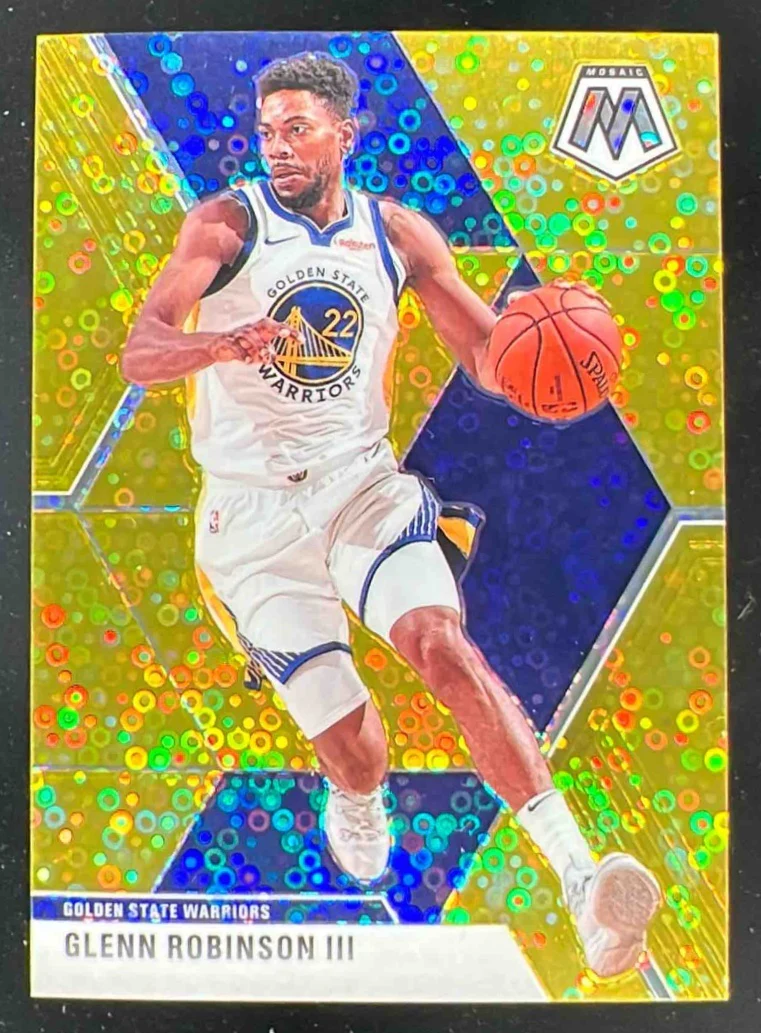 2019-20 Panini Mosaic Fast Break Gold #60 Glenn Robinson III /10