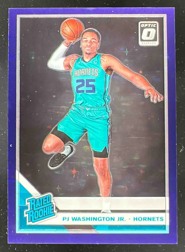 2019-20 Donruss Optic Purple Stars #152 PJ Washington Jr. RC /29