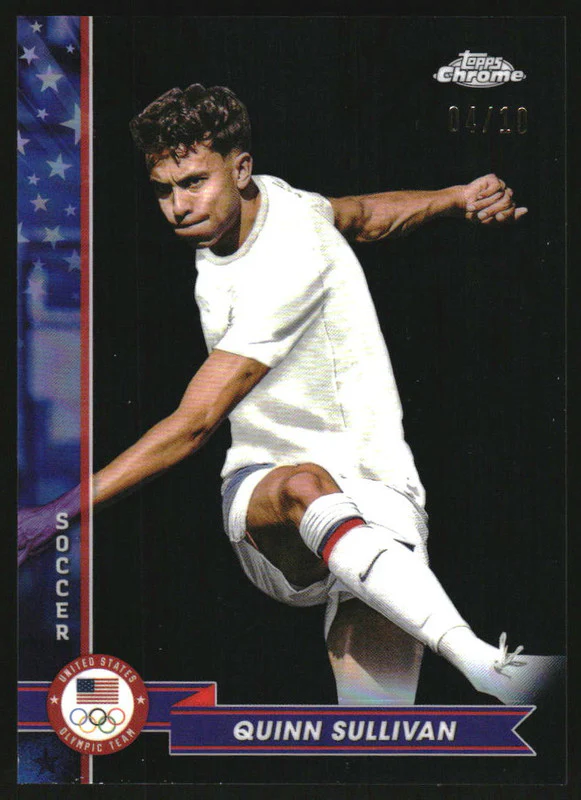 2024 Topps Chrome U.S. Olympic Hopefuls Black Refractors #98 Quinn Sullivan /10