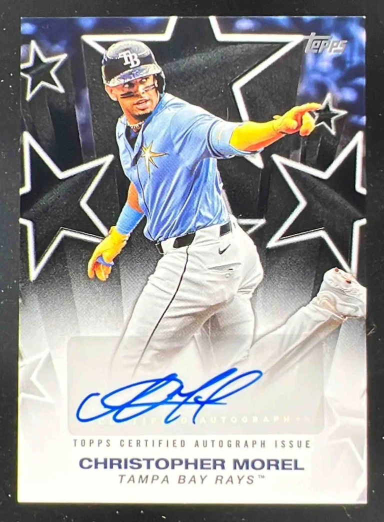 2025 Topps Baseball Stars Autographs Black #BSA-CMO Christopher Morel Auto /10