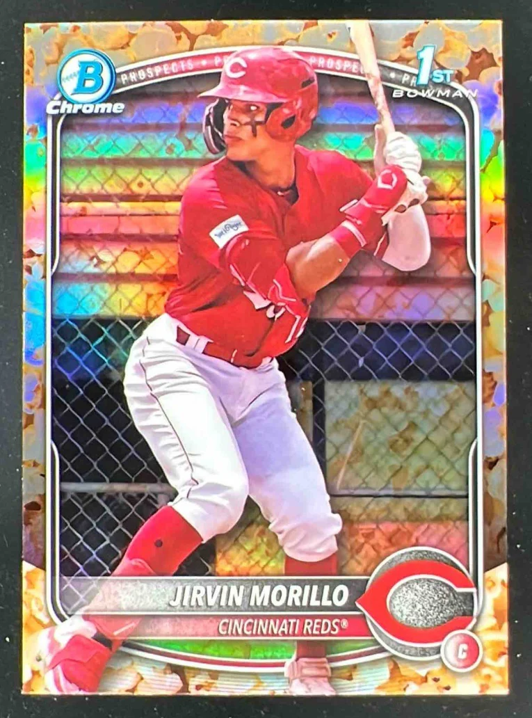 2025 Bowman Chrome Prospects Popcorn Refractors #BCP160 Jirvin Morillo RC