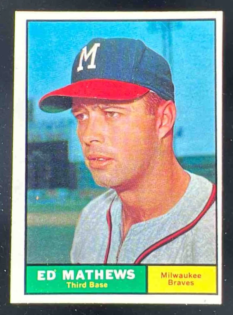 1961 Topps #120 Ed Mathews