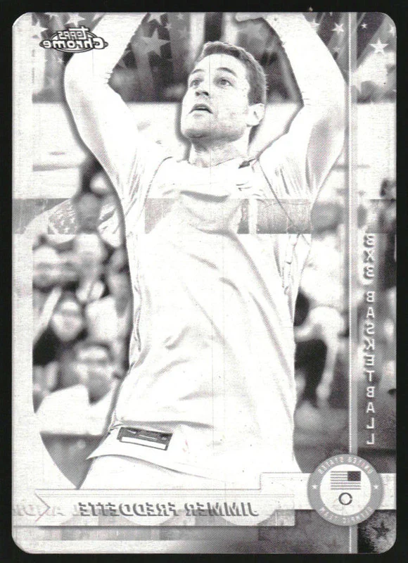 2024 Topps Chrome Olympic Printing Plate Black Jimmer Freddette 1/1
