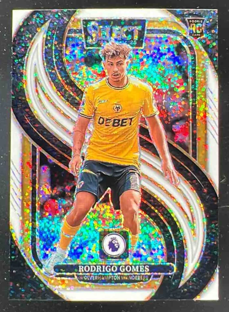 2024-25 Panini Select Premier League Mezzanine White Sparkle #127 Rodrigo Gomes