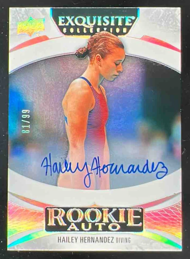 2025 Goodwin Champions Exquisite Collection #RA-HE Hailey Hernandez Auto /99