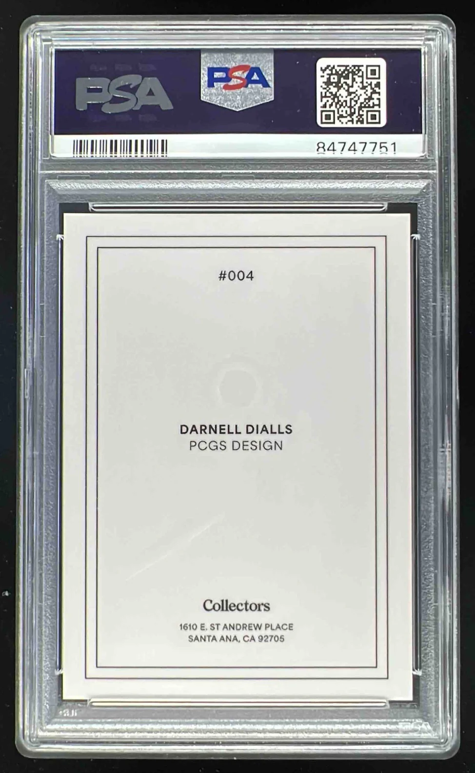 2023 Collectors Holiday #004 Employee Exclusive PSA 8 - Image 2