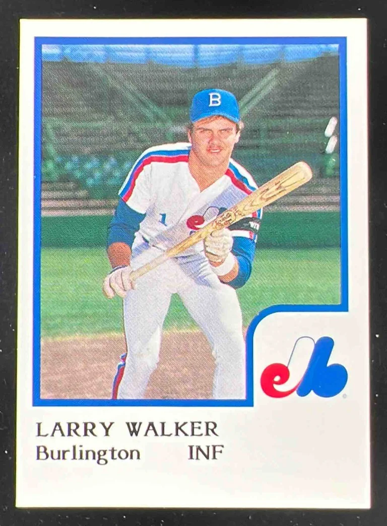 1986 Procards Burlington Inc Larry Walker