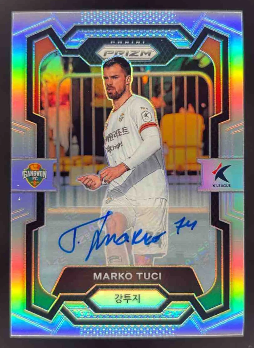 2024 Panini Prizm K-League Set Autographs Silver Marko Tuci Autograph Auto /40