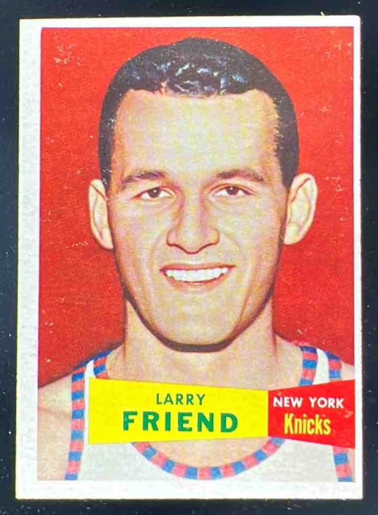 1957-58 Topps 1957 Topps #47 Larry Friend RC