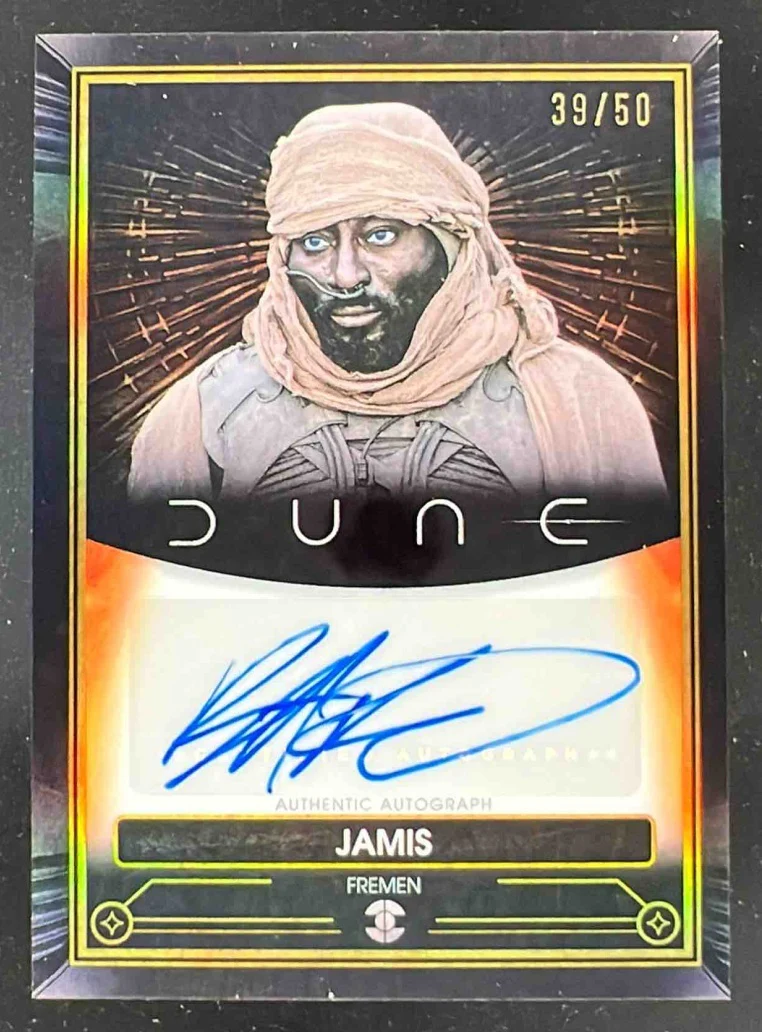 2025 Topps Chrome Dune Dune Autographs Gold #A-BO Babs Olusanmokun Auto /50