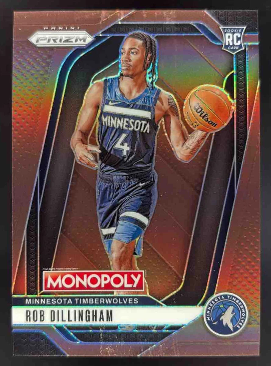 2024-25 Panini Prizm Monopoly Brown Prizm #90 Rob Dillingham RC /299