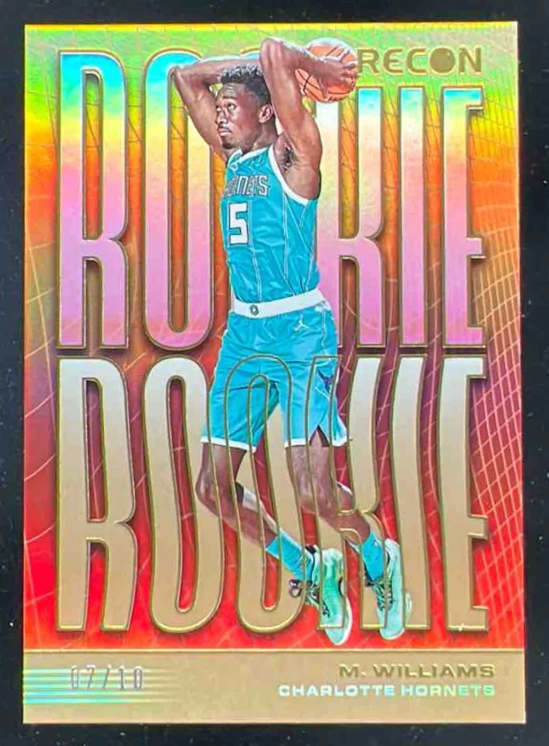 2022-23 Panini Recon Rookie Recon Gold #20 Mark Williams RC /10