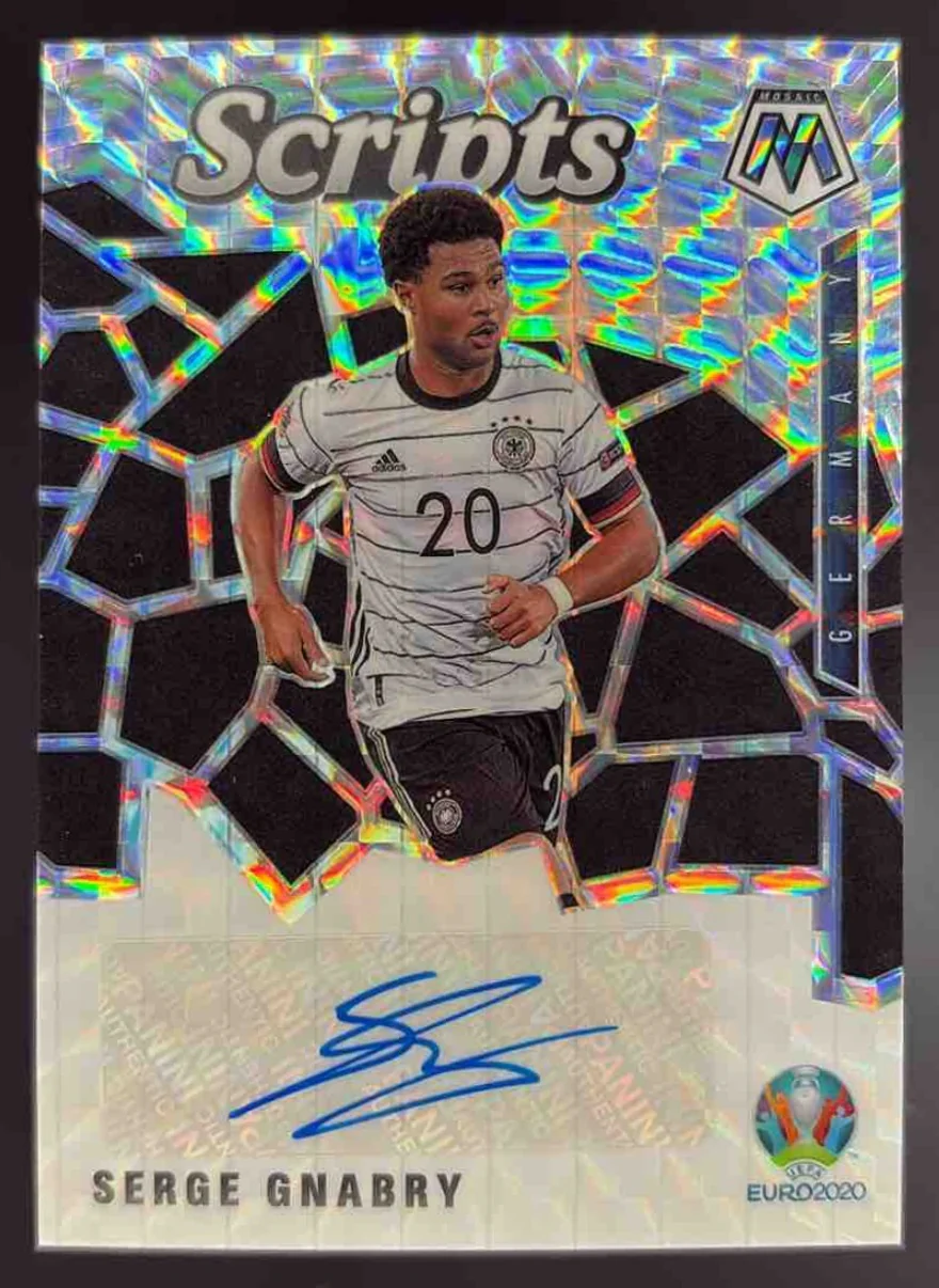 2021 Panini Mosaic UEFA EURO Scripts Mosaic #SM-SG Serge Gnabry Auto