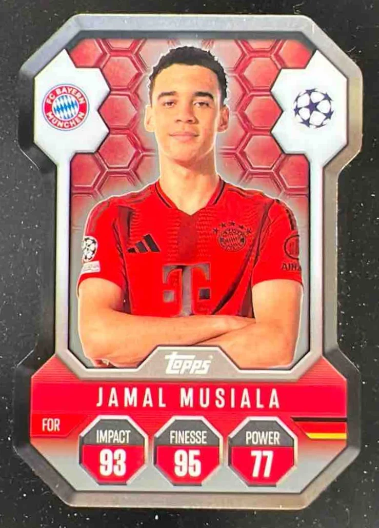 Topps UEFA Champions League #SH10 Jamal Musiala