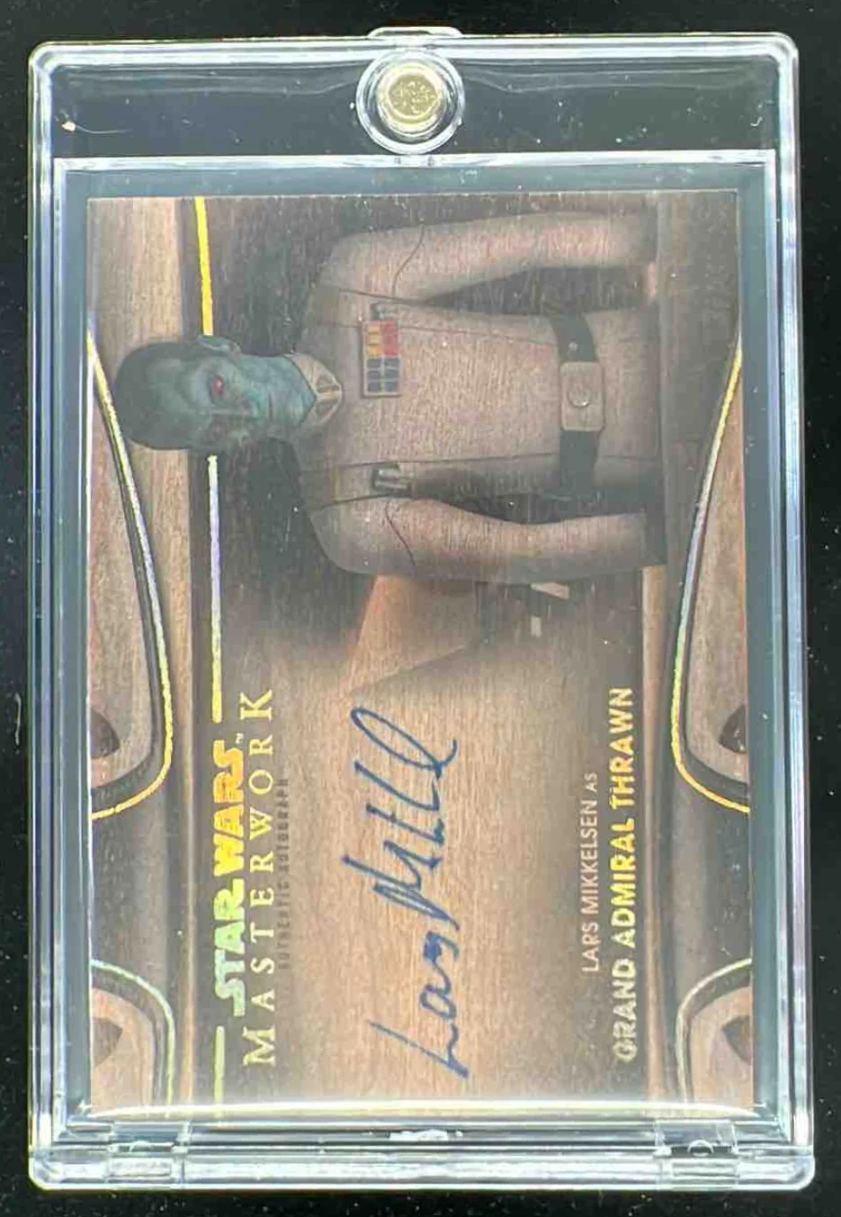 2024 Topps Star Wars Masterwork Lars Mikkelsen Grand Admiral Thrawn Auto /10
