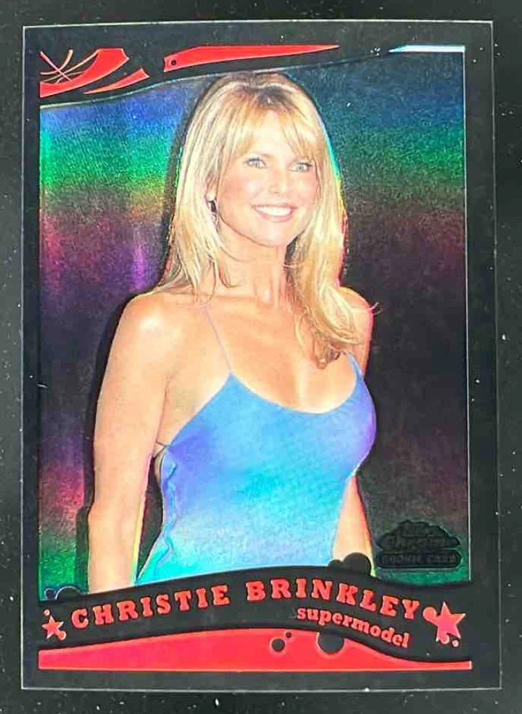 2005-06 Topps Chrome Refractors Black #216 Christie Brinkley RC /399