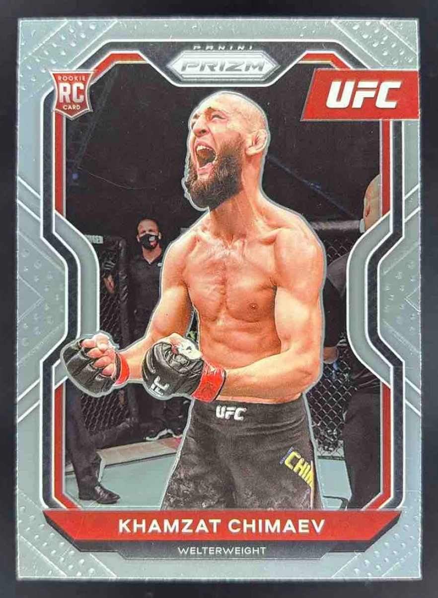 2021 Panini Prizm UFC #7 Khamzat Chimaev RC