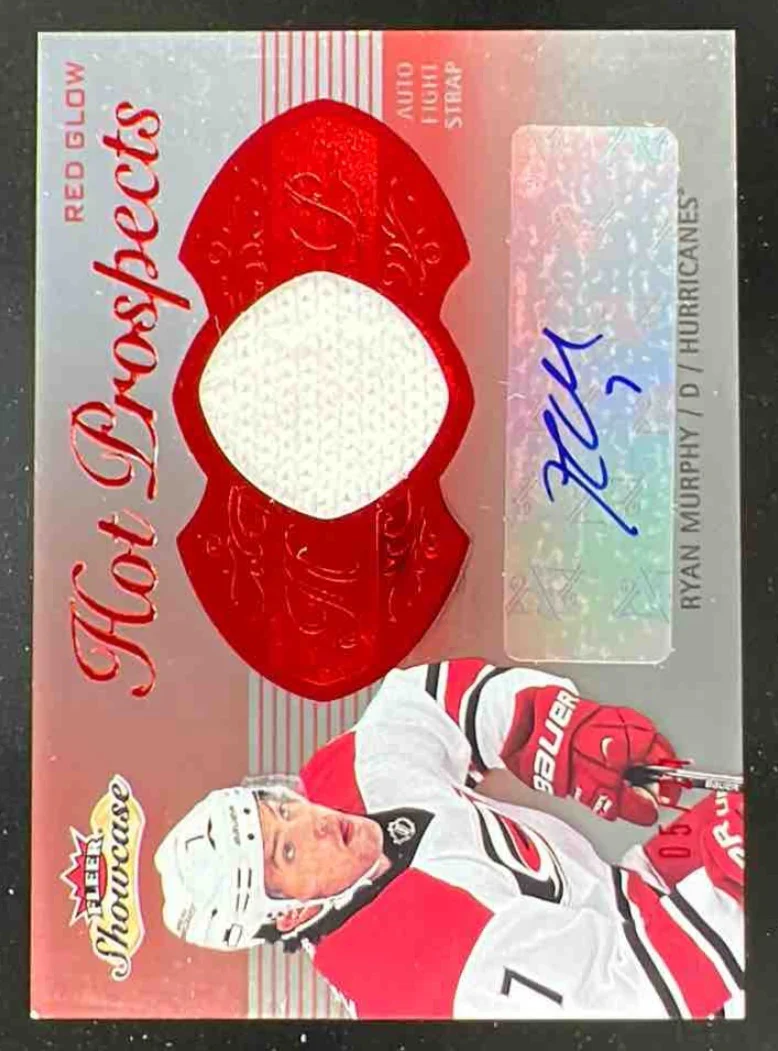 2013-14 Fleer Showcase Red Glow #151 Ryan Murphy RC Autograph Auto /27