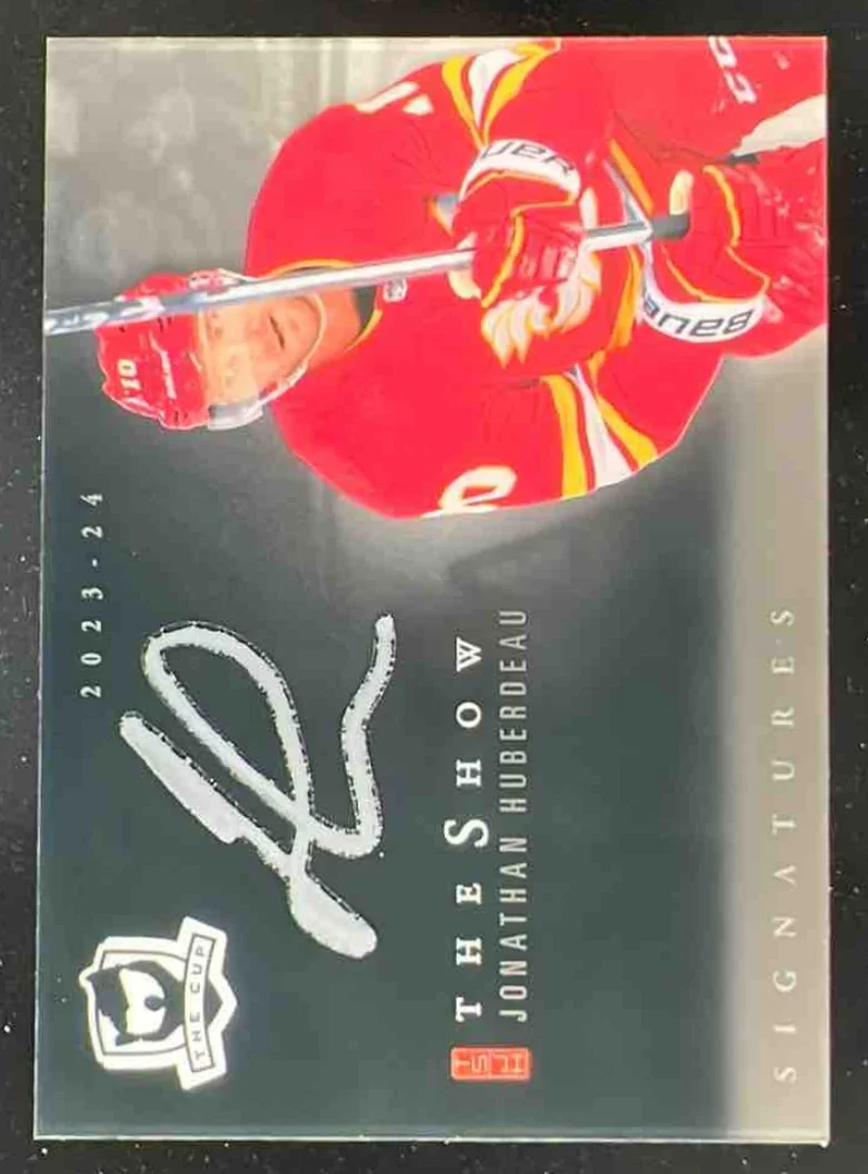 2023 The Cup The Show Black Auto #SB-JH Jonathan Huberdeau Autograph Auto