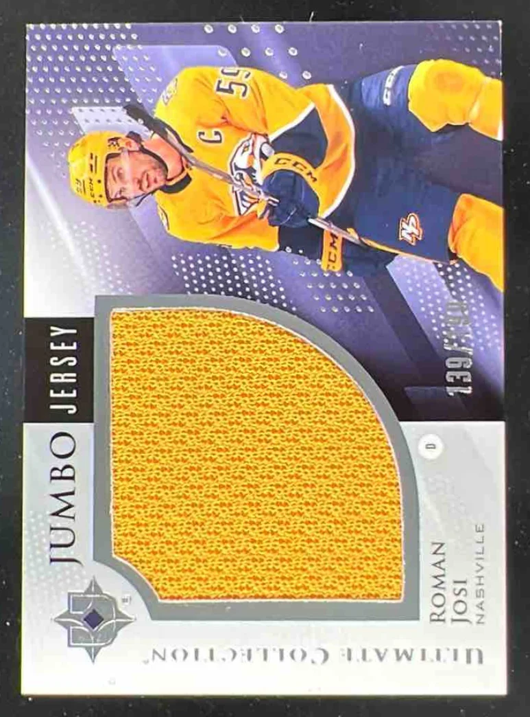 2024-25 Upper Deck Ultimate Collection Jumbo Jersey #5 Roman Josi /199