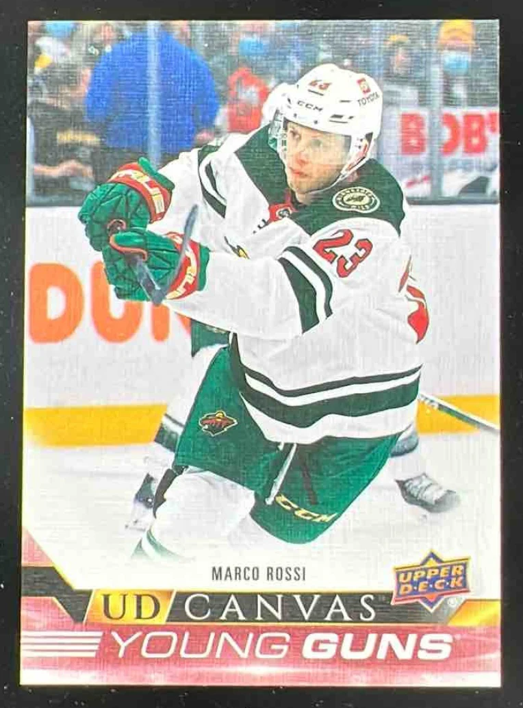 2022-23 Upper Deck UD Canvas #C114 Marco Rossi Young Guns RC