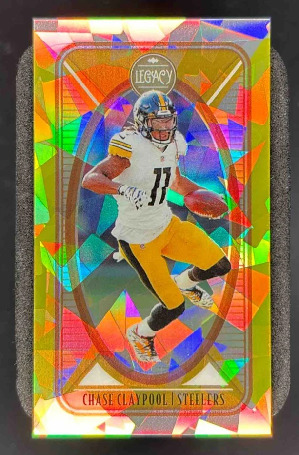 2022 Panini Legacy Premium Mini Yellow Diamond #82 Chase Claypool /10