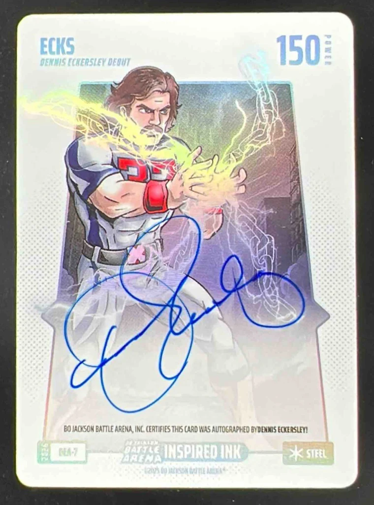 2025 Bo Jackson Battle Arena Dennis Eckersley Autograph Auto