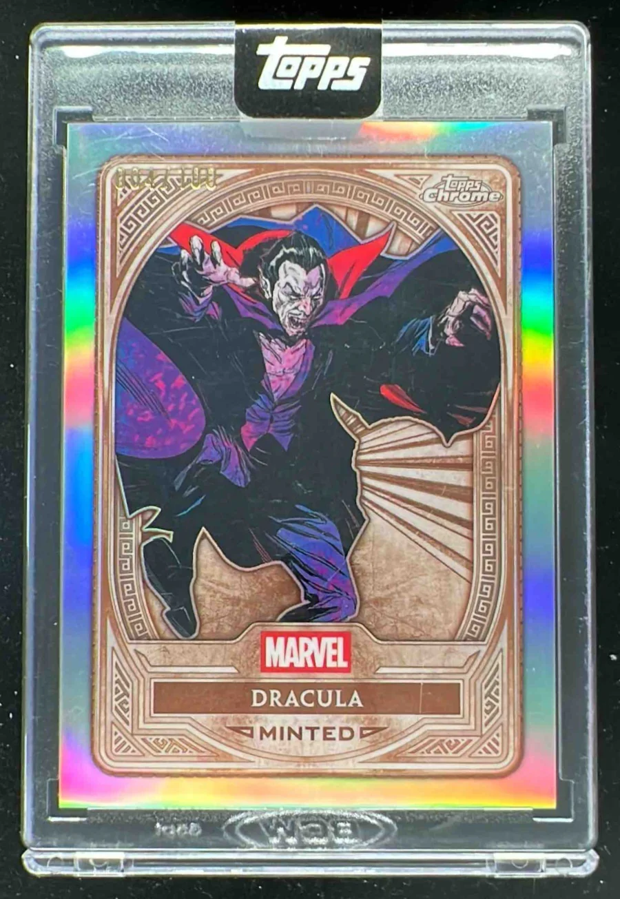 2025 Topps Mint Marvel Chrome Refractor #50 Dracula Bronze /100