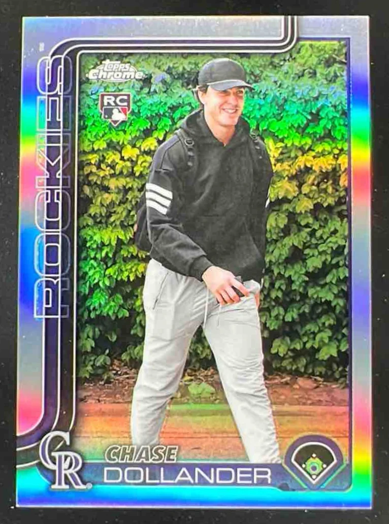 2025 Topps Chrome Update Image Variation #USC18 Chase Dollander RC SSP
