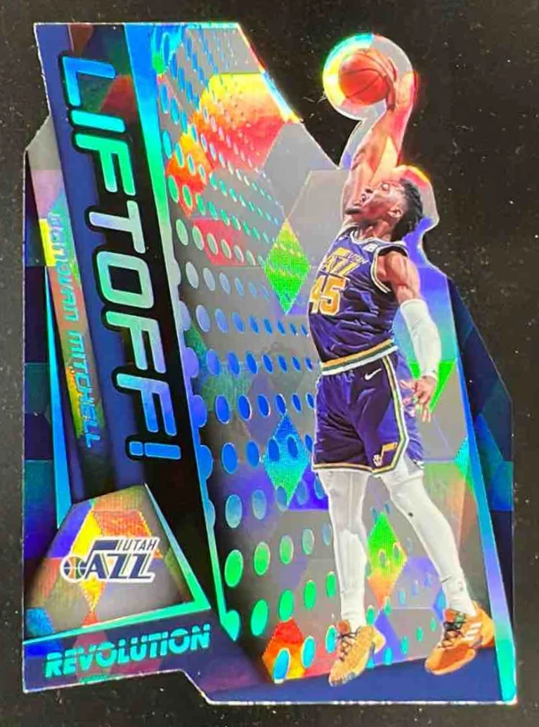 2019-20 Panini Revolution Liftoff! Cubic #1 Donovan Mitchell /50